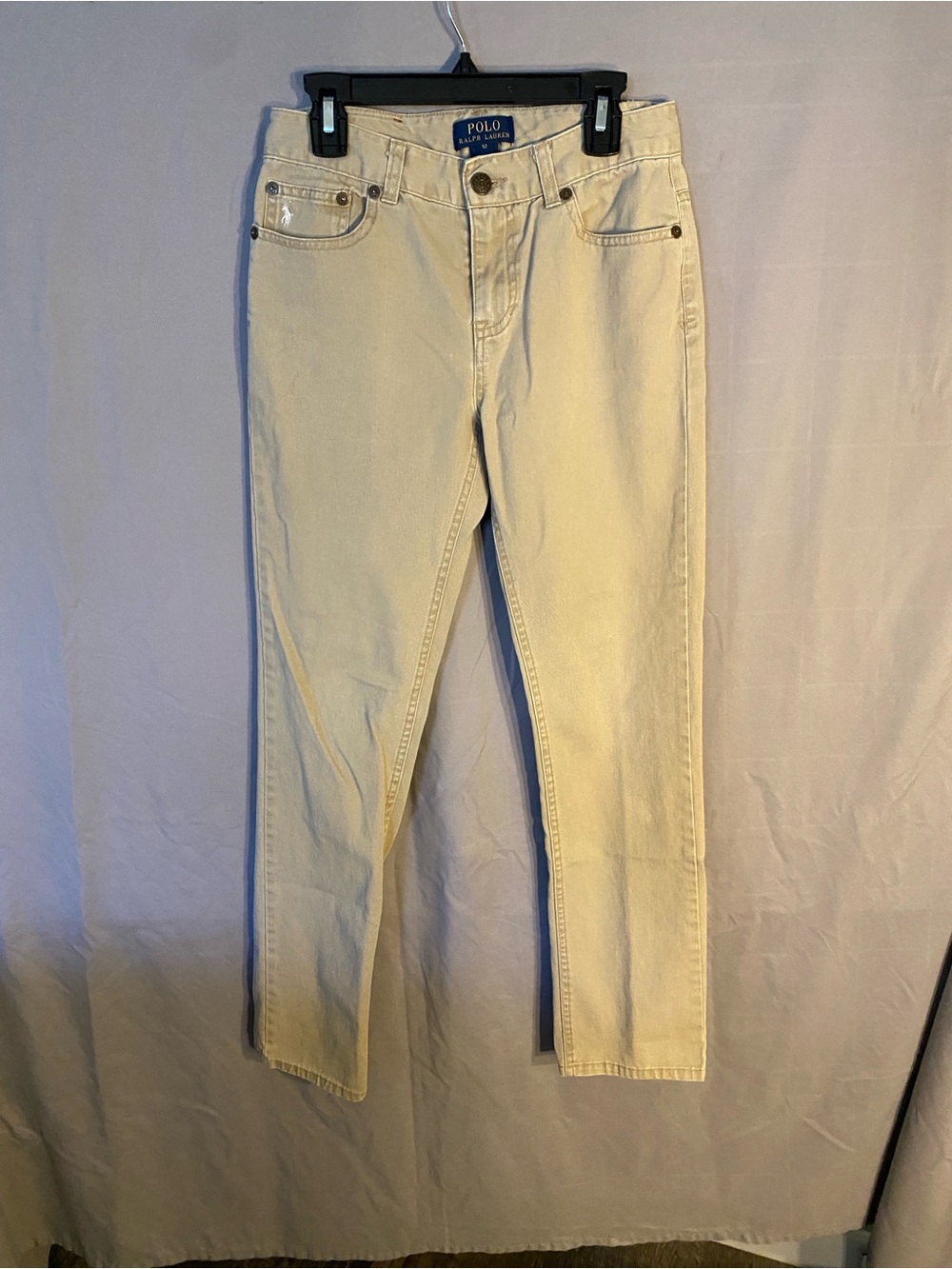 Polo by Ralph Lauren Slim Skinny Jeans in Cream